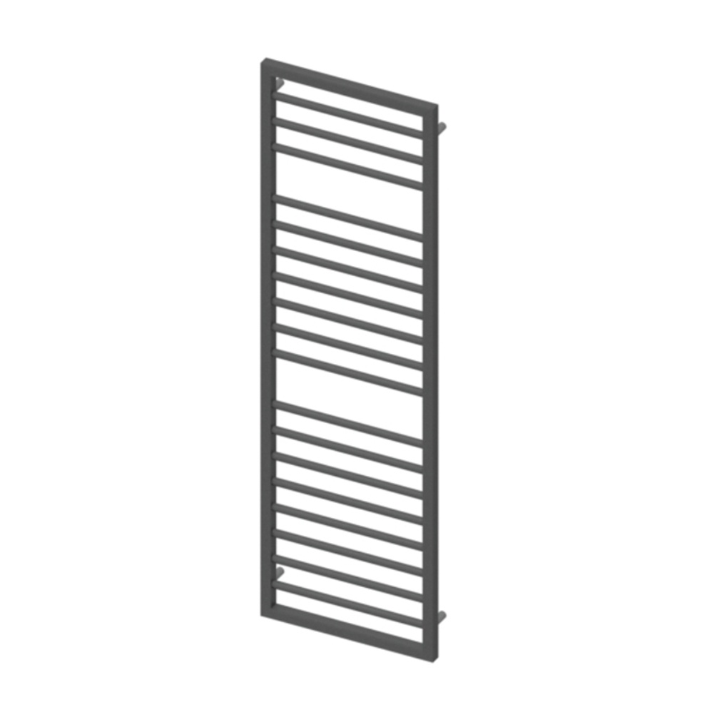 Product Cut out image of the Abacus Elegance Metro Textured Grey 1655mm x 500mm Towel Warmer